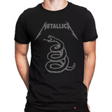 Camiseta Metallica Banda Rock Heavy Metal Algodão