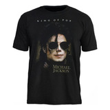 Camiseta Michael Jackson - King Of Pop - Oficina Rock