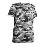 Camiseta Militar Warrior Masculina Tática Camuflada Urbano
