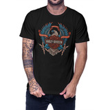 Camiseta Motor Harley Davidson Algodão Nobre 30.1 Premium