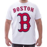 Camiseta New Era Basic Boston Red Sox - Branco Mbv14tsh031