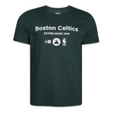 Camiseta New Era Boston Celtics Minimal Label Verde