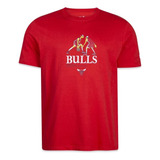 Camiseta New Era Chicago Bulls Freestyle Vermelho