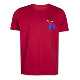 Camiseta New Era Chicago Bulls Nba Core City Icons Vermelho