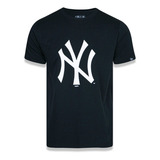 Camiseta New Era Essentials New York Yankees Preto