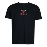 Camiseta New Era Freestyle Chicago Bulls Nba Preto