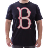 Camiseta New Era Nac Ball Ba Boston Red Sox - Preto