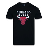 Camiseta New Era Nba Chicago Bulls - Preto