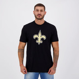 Camiseta New Era Nfl New Orleans Saints Strike Preta
