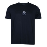 Camiseta New Era Performance Mlb New York Yankees - Preto