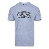 Camiseta New Era Plus Size Logo San Antonio Spurs Basquete