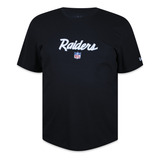 Camiseta New Era Plus Size Nfl Las Vegas Raiders V25033