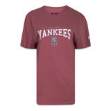 Camiseta New Era Regular Mlb New York Yankees Feminino - Ver