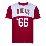 Camiseta New Era Regular Nba Chicago Bulls Core Manga Curta