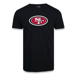 Camiseta New Era San Francisco 49ers Logo Time Nfl Preto