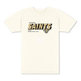 Camiseta Nfl Core New Orleans Saints Off White