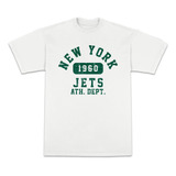 Camiseta Nfl New York Jets Athletic Off White