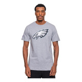 Camiseta Nfl Philadelphia Eagles Logo Nf027 - Cinza