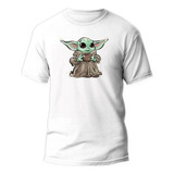 Camiseta O Mandaloriano Baby Yoda Fofinho Camisa Unissex