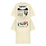 Camiseta Oversized Academia Berserk Eyes Gotico Simbolo Mark