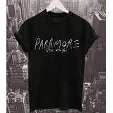 Camiseta Paramore Ainda Em Letras Você