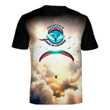 Camiseta Parapente Asas Da Liberadade Estampa Total