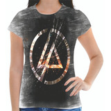 Camiseta Personalizada Linkin Park Feminina Banda Rock 2