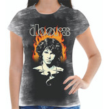 Camiseta Personalizada The Doors Banda Feminina Rock 1