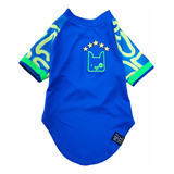 Camiseta Pet T-shirt May Brasil Azul