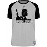 Camiseta Plus Size Extra The Mandalorian Perfil Star Wars