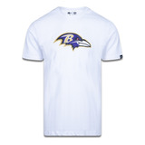 Camiseta Plus Size New Era Logo Time Baltimore Ravens Nfl