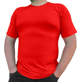 Camiseta Plus Size Slim Básica Poliéster Premium By Adstore