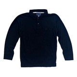 Camiseta Polo Manga Longa Infantil Juvenil Meninos 1 A16anos