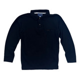 Camiseta Polo Manga Longa Juvenil Infantil Masculino Algodão