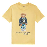 Camiseta Polo Ralph Lauren Bear Baby Boy Original Amarela