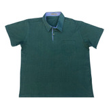 Camiseta Polo Sangenaro Plus Size Masculina Bolso Original