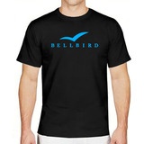 Camiseta Preta Básica Bellbird 100% Algodão Moda Qualidade