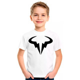Camiseta Rafael Nadal Tênis Tennis Blusa Moleton Infantil26