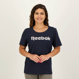 Camiseta Reebok Big Logo Linear Feminina Marinho