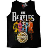 Camiseta Regata Bomber The Beatles Sgt Peppers