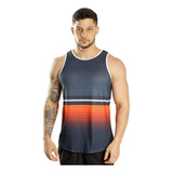 Camiseta Regata Masculina Estampada Elastano Passeio, Casual