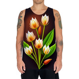 Camiseta Regata Tulipa Flor Néctar Planta 1