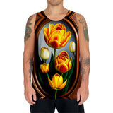 Camiseta Regata Tulipa Flor Néctar Planta 2