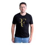 Camiseta Roger Federer Logo Tenista Camisa Todos Tamanhos