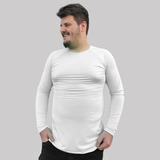 Camiseta Segunda Pele Plus Size Proteção Solar Uv50+ Sport
