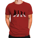 Camiseta Senhor Dos Anéis Camisa Abbey Road Beatles Geek