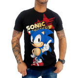 Camiseta Sonic Mega Games Camisa Geek Series Animes