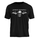 Camiseta Stamp Avenged Sevenfold Logo Ts1658