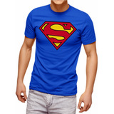 Camiseta Superman Adulto Infantil Plus Size Super Herói
