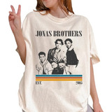 Camiseta T Shirt Algodão Unissex Jonas Brothers Vintage